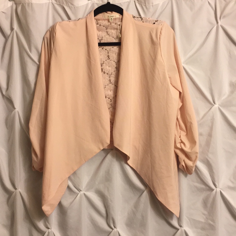 Blush blazer